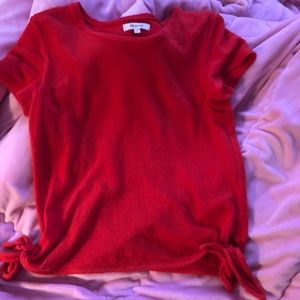 Vivid orange shirt